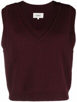 Thumbnail for your product : BA&SH ribbed-knit V-neck sweater