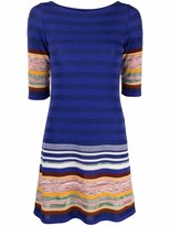 Thumbnail for your product : Missoni Striped-Knit Shift Dress