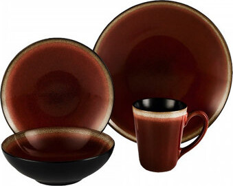 ColorUs China Kabah 16 Piece Dinnerware Set, Service for 4