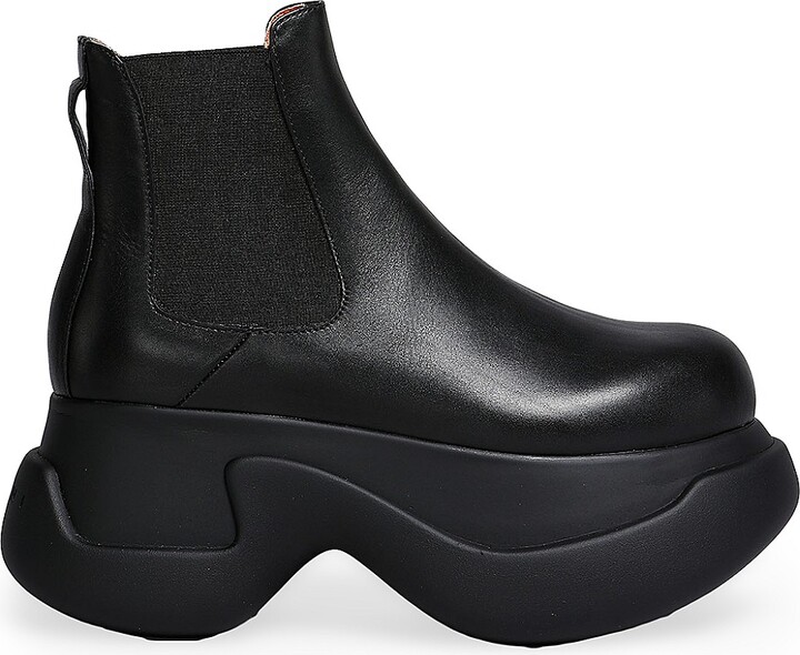 Marni Women's Platform Chelsea Boots Black Size 10 ShopStyle
