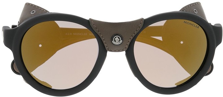 Moncler Eyewear Round Frame Sunglasses - ShopStyle