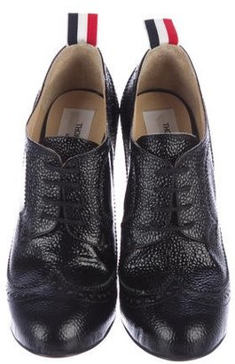 Thom Browne Leather Oxford Booties