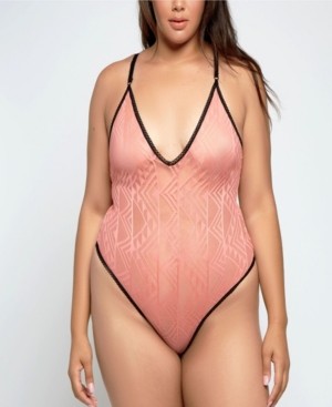 sheer plus size panties