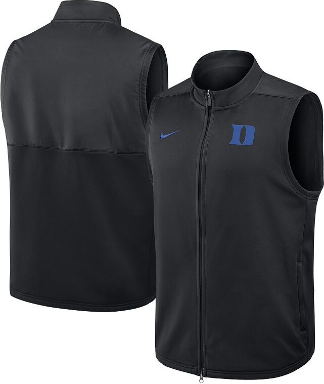 Men's Nike Black Duke Blue Devils Primetime Victory Performance Full-Zip Vest