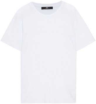 7 For All Mankind Cotton And Modal-blend Jersey T-shirt