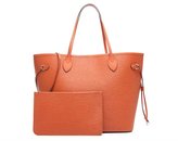Thumbnail for your product : Louis Vuitton Pre-Owned Piment Epi Leather Neverfull MM Tote Bag