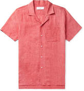 Thumbnail for your product : Orlebar Brown + 007 Thunderball Camp-Collar Linen Shirt