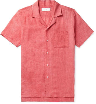 Orlebar Brown + 007 Thunderball Camp-Collar Linen Shirt