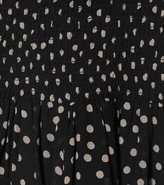 Thumbnail for your product : Ganni Polka-dot georgette skirt
