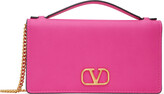 Thumbnail for your product : Valentino Garavani Pink VLogo Shoulder Bag