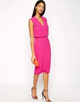 Thumbnail for your product : ASOS Pencil Dress With V Neck