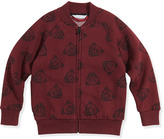 Thumbnail for your product : Little Marc Jacobs Boys' Allover Panther-Print Zip Cardigan, Purple