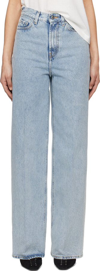 Totême Blue Wide Leg Jeans