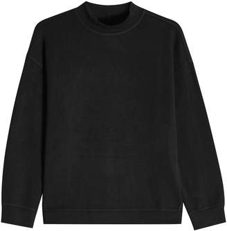 Velvet Sweatshirt with Cotton
