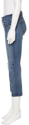 Elizabeth and James Mid-Rise Straight-Leg Jeans