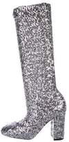 Thumbnail for your product : Dolce & Gabbana Stretch Sequined Boots w/ Tags