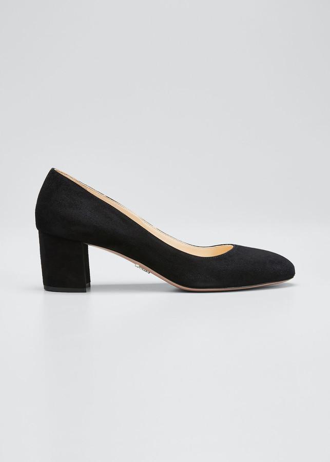 prada almond toe pump