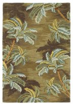 Thumbnail for your product : Kas Rugs 3102 Sparta Palm Trees Area Rug, 3-Feet 6-Inch by 5-Feet 6-Inch, Moss