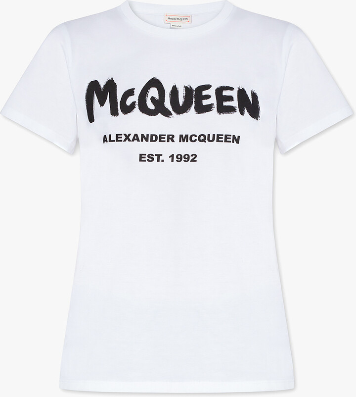 Alexander Mcqueen T Shirt Women | ShopStyle