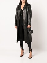 Thumbnail for your product : St. John Powder Touch Leather Coat