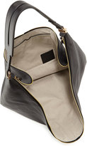 Thumbnail for your product : The Row Sling 15 Grained Leather Hobo Bag, Black