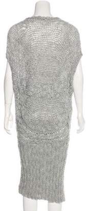 Valentino Open Knit Midi Dress
