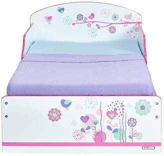 Hello Home Flowers And Birds Toddler Bed By HelloHome