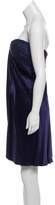 Thumbnail for your product : Amanda Wakeley Strapless Silk Dress