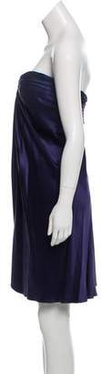 Amanda Wakeley Strapless Silk Dress