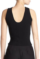 Thumbnail for your product : Martin Grant Jersey Scoop-Back Tank