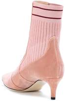 Thumbnail for your product : Fendi Velvet ankle boots