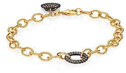 Nina Gilin Nina Gilin Women's Diamond& 14K Yellow Gold Charm Bracelet