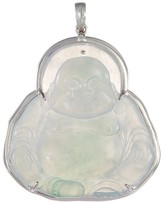 Thumbnail for your product : Lc Collection Jade Jade 18k white gold Buddha pendant