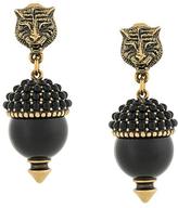 Gucci leopard drop earrings 
