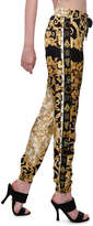 Thumbnail for your product : Versace Hibiscus-Print Silk Jogger Pants