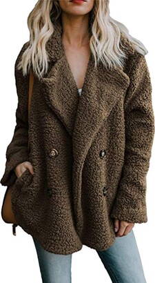  GRACE KARIN Women Swing Double Breasted Pea Coat Autumn Lapel  Dress Outwear Army Green S : Clothing, Shoes & Jewelry