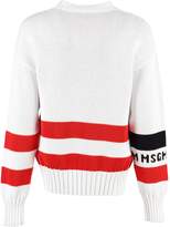 Thumbnail for your product : MSGM Stripes And Stars Cotton Sweater