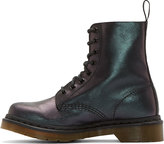 Thumbnail for your product : Dr. Martens Black Suede 8-Eye Pascal Boot