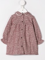 Thumbnail for your product : Douuod Kids Peter Pan collar houndstooth dress