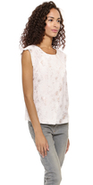 Thumbnail for your product : Rebecca Taylor Foil Print Top