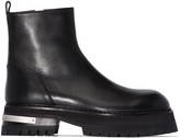 Thumbnail for your product : Ann Demeulemeester Zip-Up Chunky Ankle Boots
