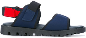 Marni Kids - teen strap sandals - kids - Calf Leather/Polyester/rubber - 40