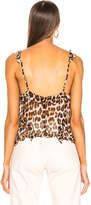 Thumbnail for your product : Icons Objects of Devotion Ruffle Teddy Cami in Leopard | FWRD