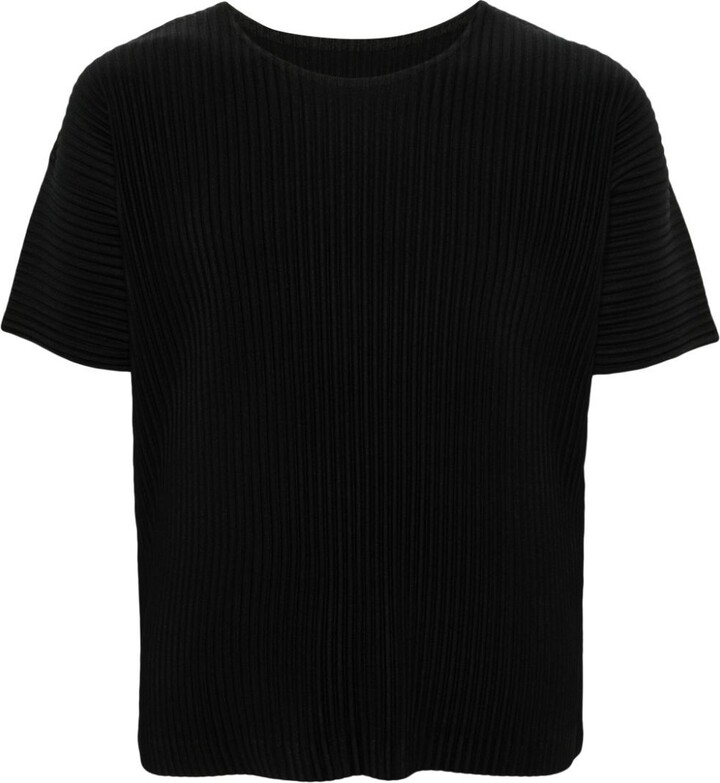 Homme Plissé Issey Miyake Black Basics Plissé T-Shirt