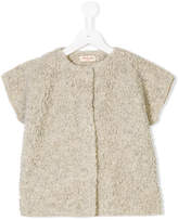 Thumbnail for your product : Amelia Milano fluffy buttoned knit jacket