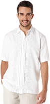 Thumbnail for your product : Cubavera Short Sleeve Front Tuck Embroidered Shirt