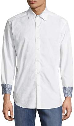 Robert Graham Men's Classic-Fit Button-Down Solid Casual Shirt