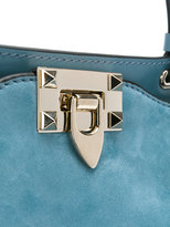 Thumbnail for your product : Valentino Rockstud Rolling trapeze tote