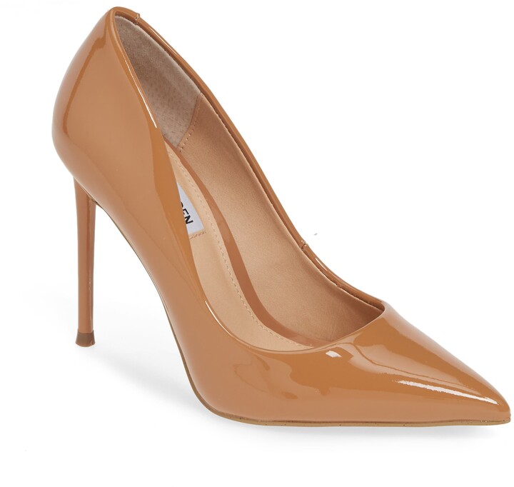 camel colored pumps