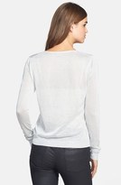 Thumbnail for your product : Vince Camuto Faux Wrap Metallic V-Neck Sweater